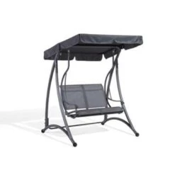 Beliani Schommelbank TESERO - Grijs Staal -VIDAXL Verkoop 008a280c4e654681b044ee70386baac6