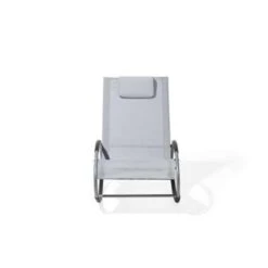 Beliani Tuinligstoel CAMPO - Grijs Polyester, Pvc -VIDAXL Verkoop 0c75af79d919404d81a3ad45aac5f0f2