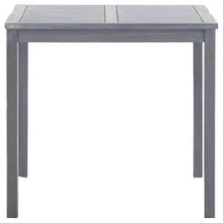 VidaXL Tuintafel 80x80x74 Cm Massief Acaciahout Grijs -VIDAXL Verkoop 0eb637325faf490d854eca698c942c90