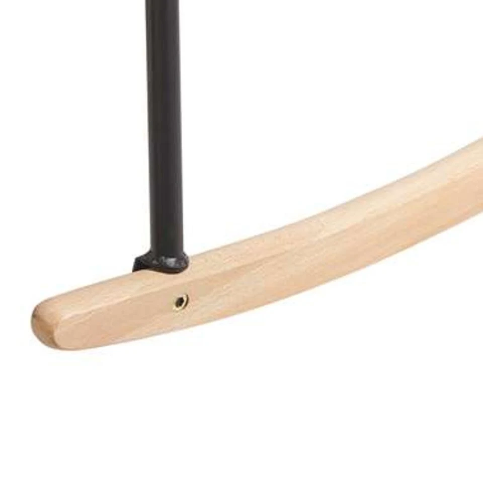 Beliani Schommelstoel LIARUM - Blauw Fluweel 6 Beliani Schommelstoel LIARUM - Blauw Fluweel - Afbeelding 4