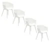 Garden Impressions Lexy Tuinstoel Wit - 4 Stuks -VIDAXL Verkoop 1000003870