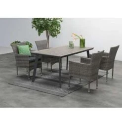 Garden Impressions Penedo Tuintafel 160x90 Cm - Zwart 8 Garden Impressions Penedo Tuintafel 160x90 Cm - Zwart -VIDAXL Verkoop 1000003879 0103