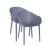 Garden Impressions Sky Tuinstoel - Donker Grijs - 2 Stuks -VIDAXL Verkoop 1000003925