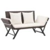VidaXL Tuinbank Met Kussens 176 Cm Poly Rattan Bruin 2 VidaXL Tuinbank Met Kussens 176 Cm Poly Rattan Bruin -VIDAXL Verkoop 1000004940