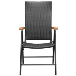 VidaXL Tuinstoelen Stapelbaar 2 St Poly Rattan Zwart 8 VidaXL Tuinstoelen Stapelbaar 2 St Poly Rattan Zwart -VIDAXL Verkoop 1000006231 0102