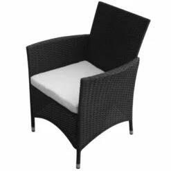 VidaXL Tuinstoelen 2 St Poly Rattan Zwart 7 VidaXL Tuinstoelen 2 St Poly Rattan Zwart -VIDAXL Verkoop 1000006326 0101