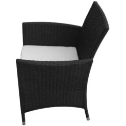 VidaXL Tuinstoelen 2 St Poly Rattan Zwart 8 VidaXL Tuinstoelen 2 St Poly Rattan Zwart -VIDAXL Verkoop 1000006326 0102