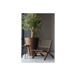 WOOOD Tuinklapstoel Ruit Lois - Hout - Donkerbruin - 73x60x78 -VIDAXL Verkoop 1000013706 0103