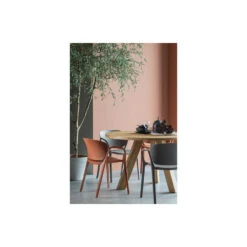 WOOOD Tuinstoel Bent - Kunststof - Taupe - Set Van 4 -VIDAXL Verkoop 1000033693 0102