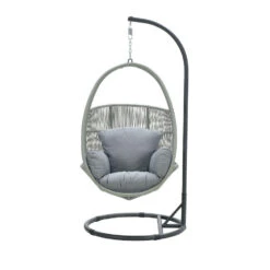 Garden Impressions Panama Hangstoel Swing Egg - Mystic Grijs -VIDAXL Verkoop 1000035641 0104