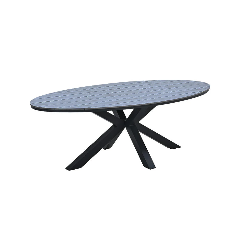 Garden Impressions Tulli Tuintafel 220x115 Cm - Donker Grijs 5 Garden Impressions Tulli Tuintafel 220x115 Cm - Donker Grijs - Afbeelding 3