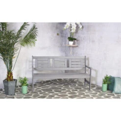 SenS-Line Boulogne Tuinbank - Grenenhout - Grijs -VIDAXL Verkoop 1000038275 0103