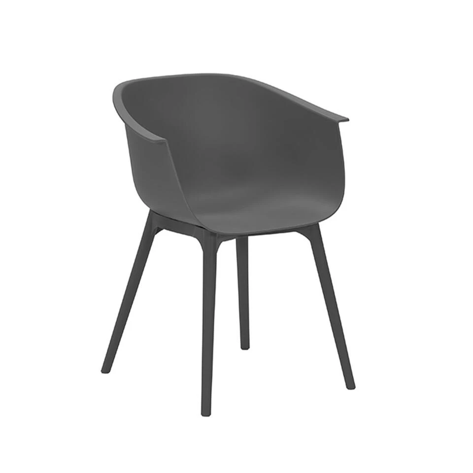 Garden Impressions Lexy Tuinstoel Donker Grijs - 2 Stuks 5 Garden Impressions Lexy Tuinstoel Donker Grijs - 2 Stuks - Afbeelding 3