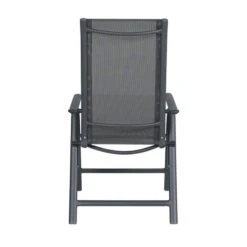 Garden Impressions Santos Verstelbare Tuinstoel - Donker Grijs -VIDAXL Verkoop 1000040802 0103