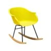Beliani Schommelstoel HARMONY - Geel Polypropyleen -VIDAXL Verkoop 1000041319