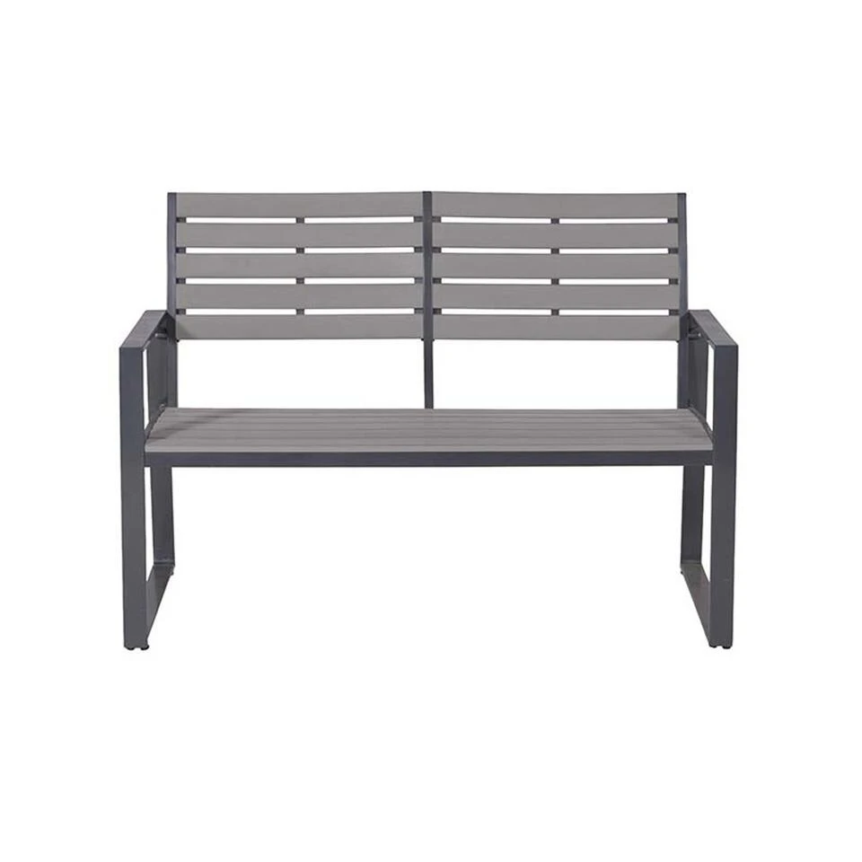 Garden Impressions Detroit Parkbank - Royal Grey 3 Garden Impressions Detroit Parkbank - Royal Grey