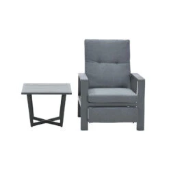 Garden Impressions Marsala Relax Loungestoel - Kent Bijzettafel -VIDAXL Verkoop 1000042582 0102