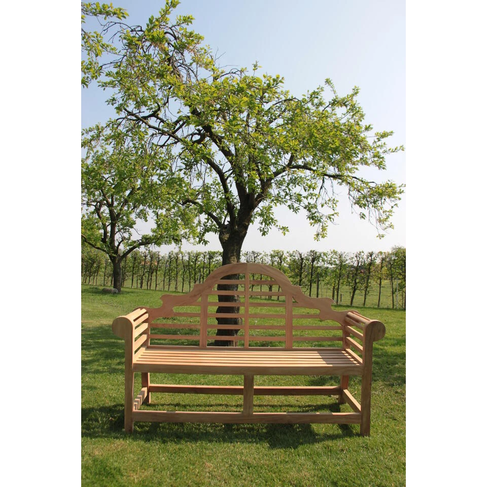 Livingfurn - Tuinbank Marlboro Bench - 45x150x90 - Teakhout 4 Livingfurn - Tuinbank Marlboro Bench - 45x150x90 - Teakhout - Afbeelding 2