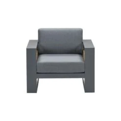 Garden Impressions Solo Lounge Fauteuil - Carbon Black/Mystic Grey -VIDAXL Verkoop 1000048695 0102