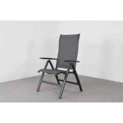 Suns New Castle Verstelbare Tuinstoel - Antraciet 8 Suns New Castle Verstelbare Tuinstoel - Antraciet -VIDAXL Verkoop 1000048819 0102