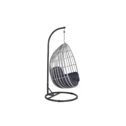 Garden Impressions Panama Swing Egg Hangstoel - Cloudy Grey -VIDAXL Verkoop 1000050055 0102