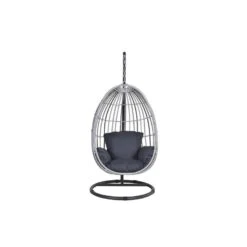 Garden Impressions Panama Swing Egg Hangstoel - Cloudy Grey -VIDAXL Verkoop 1000050055 0103