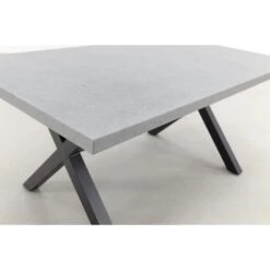 Verona Betonlook Tuintafel 160 X 90 Cm. - Black -VIDAXL Verkoop 1000051512 0103