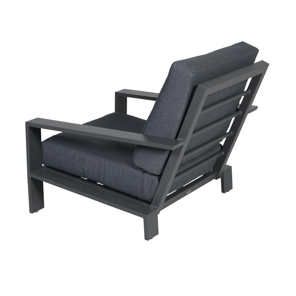 Garden Impressions Coba Lounge Tuinstoel - Donker Grijs 5 Garden Impressions Coba Lounge Tuinstoel - Donker Grijs - Afbeelding 4