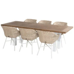 Hartman Yasmani Dining Tuintafel - 240x100 Cm. - White -VIDAXL Verkoop 1000053249 0103