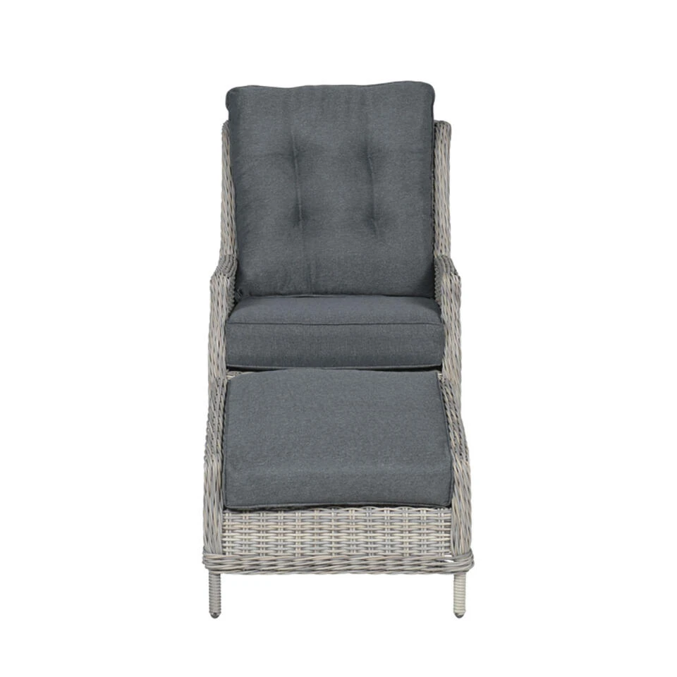 Garden Impressions Santa Rosa Relax Tuinstoel+voetenbank Vintage 5 Garden Impressions Santa Rosa Relax Tuinstoel+voetenbank Vintage - Afbeelding 3