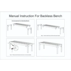 Giga Meubel Tuinbank Teakhout - Naturel - 150cm - Bank Madison -VIDAXL Verkoop 1000054251 0102
