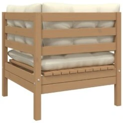 VidaXL Tuinbank 2-zits Met Crèmekleurige Kussens Massief Grenenhout 8 VidaXL Tuinbank 2-zits Met Crèmekleurige Kussens Massief Grenenhout -VIDAXL Verkoop 1000056405 0103