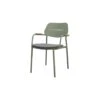 GreenChair Courage Dining Chair - Teak Armleuning - Green -VIDAXL Verkoop 1000058437