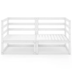 VidaXL Tuinbank 2-zits Massief Grenenhout Wit -VIDAXL Verkoop 1000060797 0102