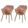 Set Van 2- Hartman Sophie Studio Diningstoel-Italian Terra- Teak Poot 2 Set Van 2- Hartman Sophie Studio Diningstoel-Italian Terra- Teak Poot -VIDAXL Verkoop 1000073141
