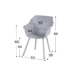 Hartman Sophie Element Dining Armstoel- Xerix - 2 St. -VIDAXL Verkoop 1000073147 0102