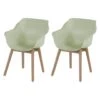 Set Van 2- Hartman Sophie Studio Diningstoel- French Green- Teak Poot -VIDAXL Verkoop 1000073188