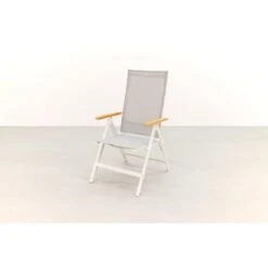Hartman Napoli Verstelbare Tuinstoel - Teak Armleuning - Wit 9 Hartman Napoli Verstelbare Tuinstoel - Teak Armleuning - Wit -VIDAXL Verkoop 1000074462 0103