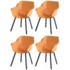 Hartman Sophie Element Dining Armstoel- Indian Orange - 4 St. -VIDAXL Verkoop 1000074503