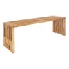 Giga Meubel Tuinbank Teakhout 140cm - 140x35x45cm - Bank Benidorm -VIDAXL Verkoop 1000076429