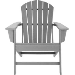 Tectake - Tuinstoel Joan Grijs - Tuinstoel In Houtlook -VIDAXL Verkoop 1000078045 0103