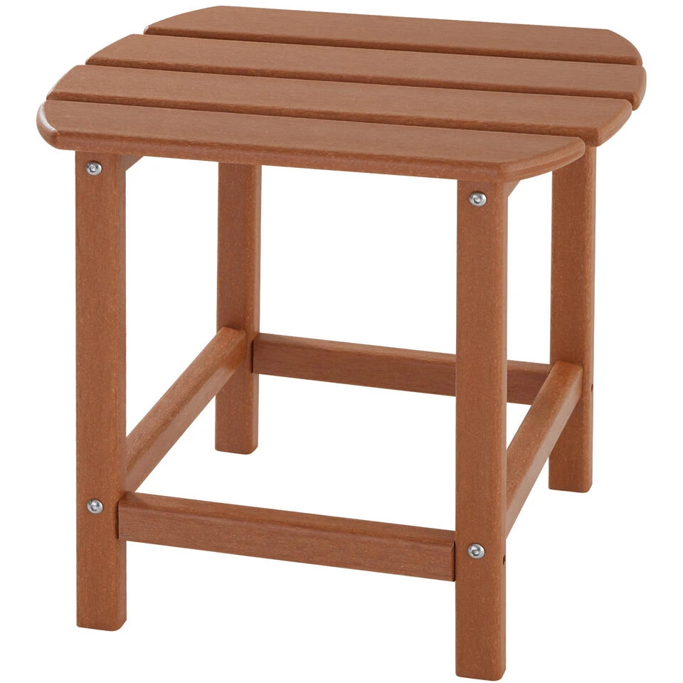 Tectake - 2 Tuinstoelen Janis Met Tafel - Houtlook - Bruin 6 Tectake - 2 Tuinstoelen Janis Met Tafel - Houtlook - Bruin - Afbeelding 4