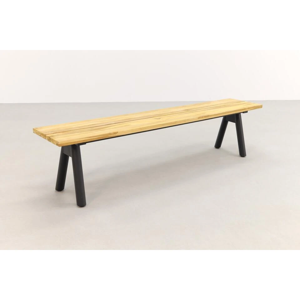 VDG Mason Teak Sportbank 200 Cm 5 VDG Mason Teak Sportbank 200 Cm - Afbeelding 3