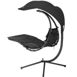 Tectake - Hangstoel Ligbed Maja - Zwart -VIDAXL Verkoop 1000086431 0102