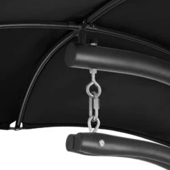 Tectake - Hangstoel Ligbed Maja - Zwart -VIDAXL Verkoop 1000086431 0103