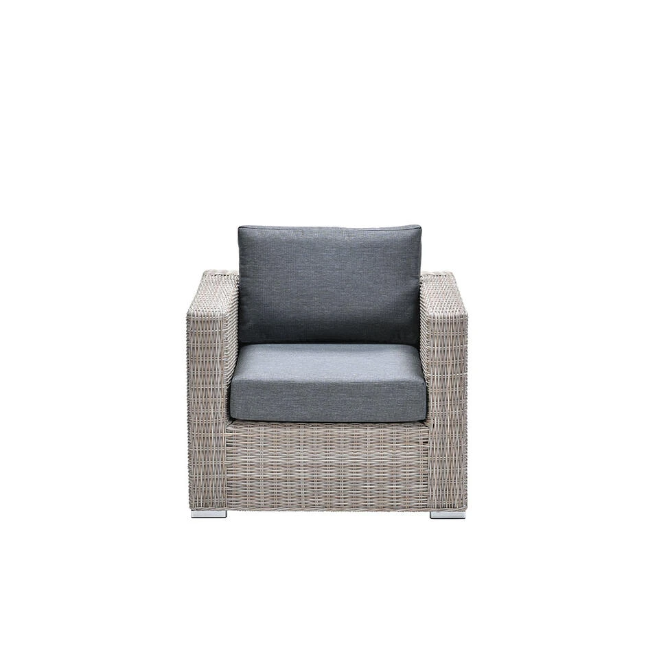 Garden Impressions Tennessee Loungestoel Vintage Willow -texfiber 6 Garden Impressions Tennessee Loungestoel Vintage Willow -texfiber - Afbeelding 4