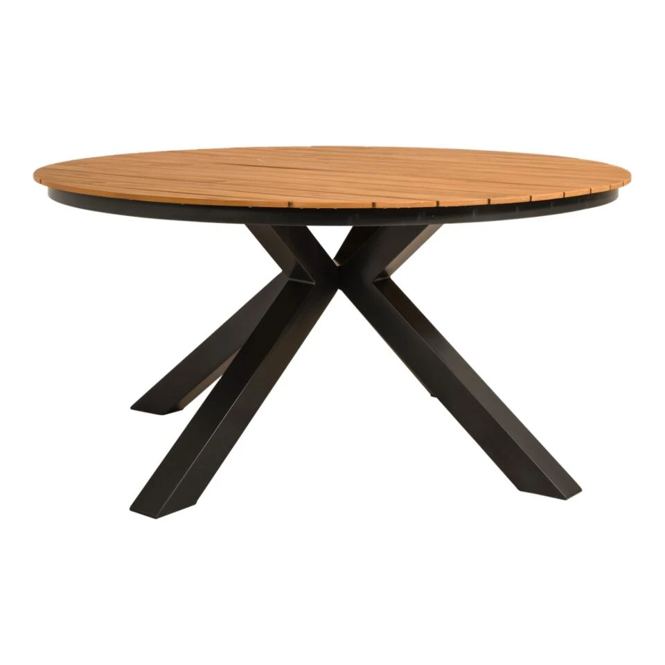 Arezzo Tuintafel Rond - Hout - Bruin 6 Arezzo Tuintafel Rond - Hout - Bruin - Afbeelding 4