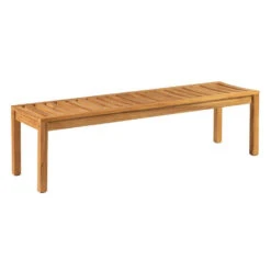 Exotan 3-Zits Tuinbankje Comfort - Teak - Naturel - 44x150x45