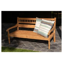 Exotan 2-Zits Tuinbankje Java - Teak - Naturel - 85x150x79 -VIDAXL Verkoop 1000089025 0102