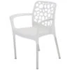 Bravo Stapelstoel Plastic - Kunststof - Wit -VIDAXL Verkoop 1000093882